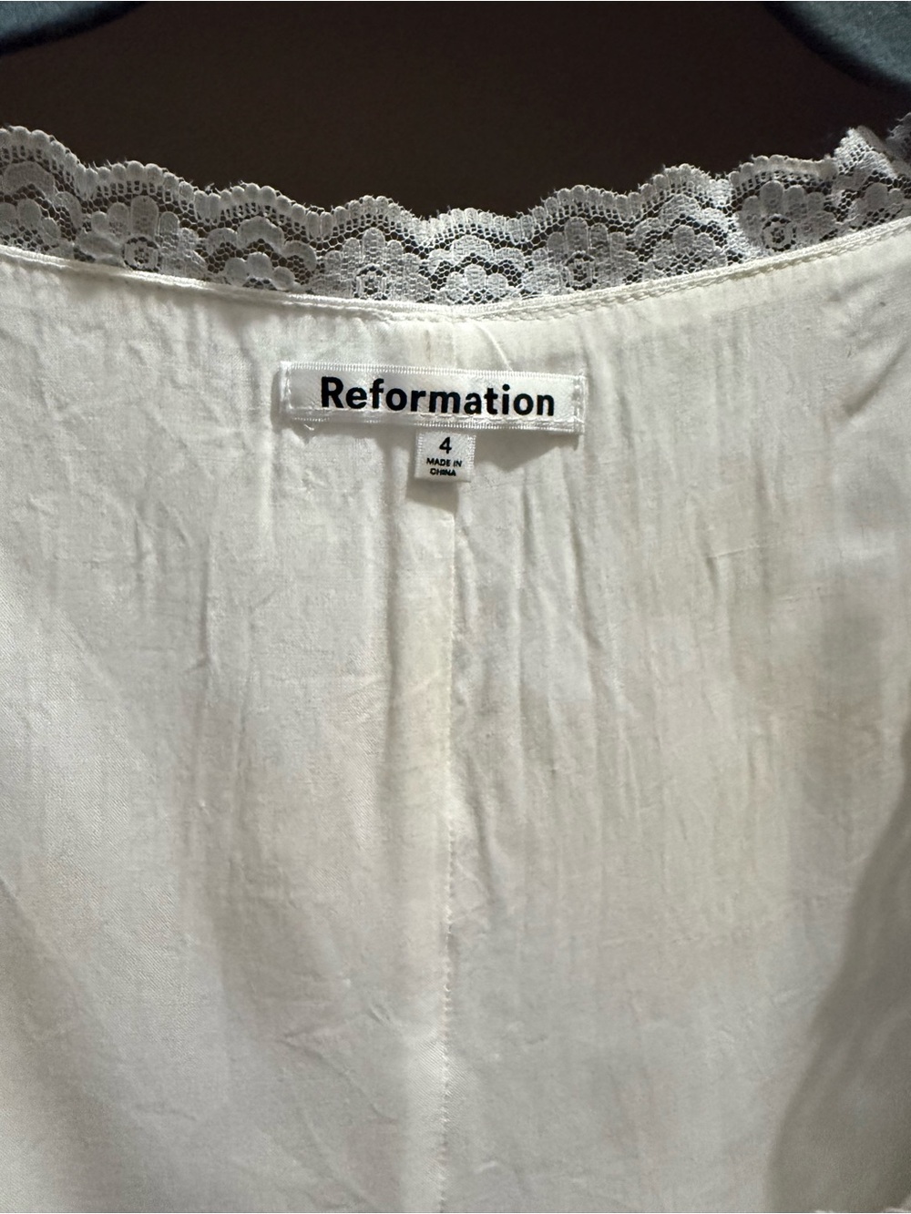 REFORMATION ROSALIE LINEN TOP - Picture 7 of 10